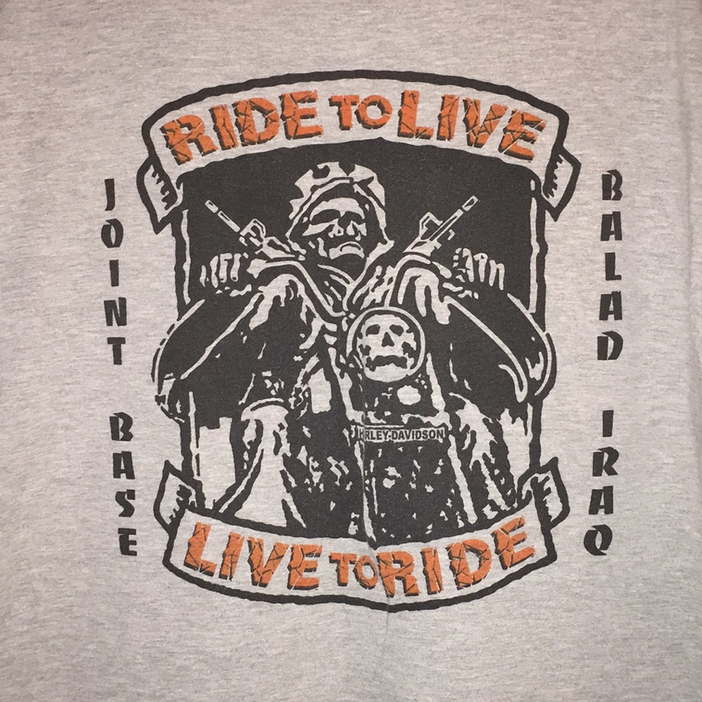 Iraq dealership motorcycle shirt